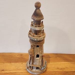 Wooden lighthouse